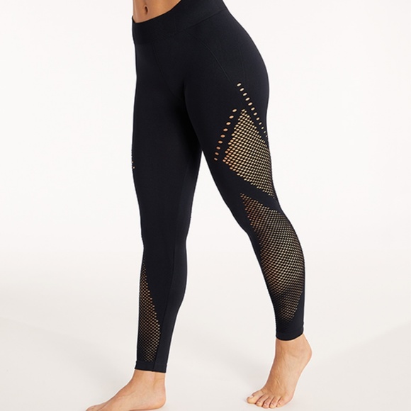 laser cut yoga pants